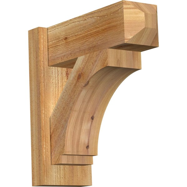 Ekena Millwork Imperial Rough Sawn Craftsman Outlooker, Western Red Cedar, 6"W x 16"D x 16"H OUT06X16X16IMP04RWR - main